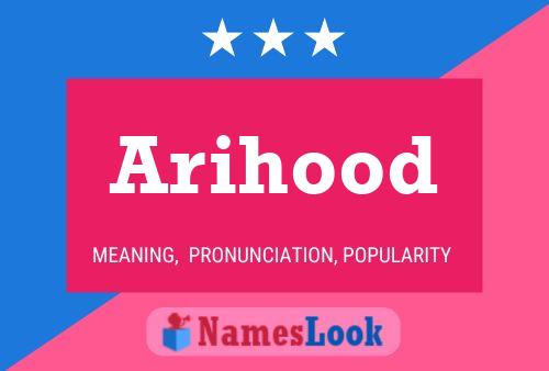 ملصق اسم Arihood