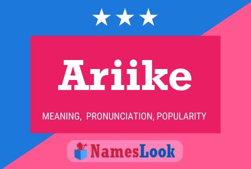 ملصق اسم Ariike