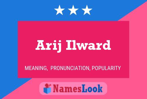 ملصق اسم Arij Ilward