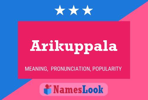 ملصق اسم Arikuppala