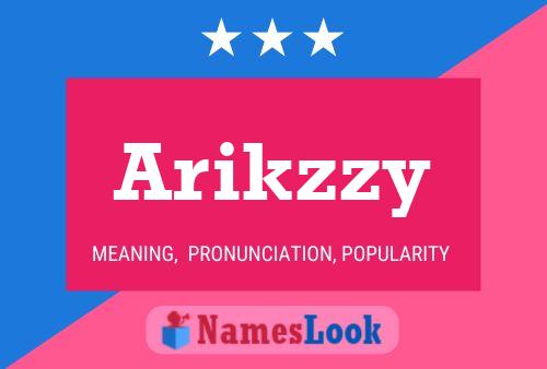 ملصق اسم Arikzzy