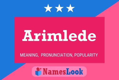 ملصق اسم Arimlede