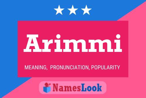 ملصق اسم Arimmi