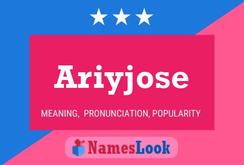 ملصق اسم Ariyjose