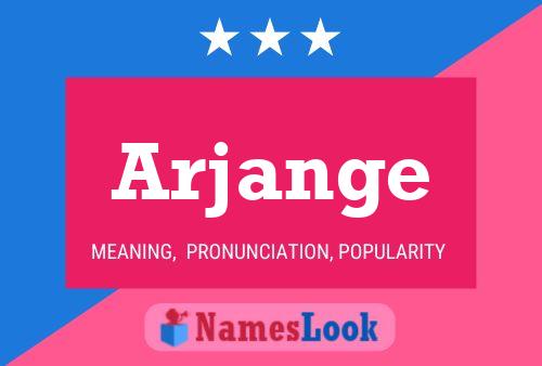 ملصق اسم Arjange