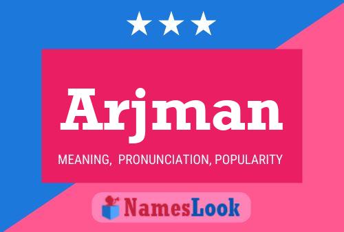 ملصق اسم Arjman