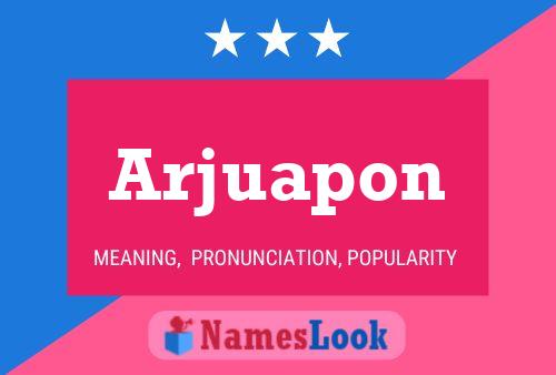 ملصق اسم Arjuapon