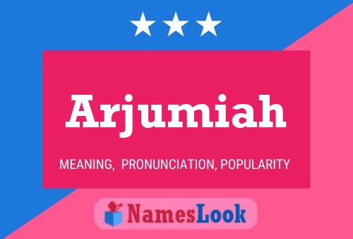 ملصق اسم Arjumiah