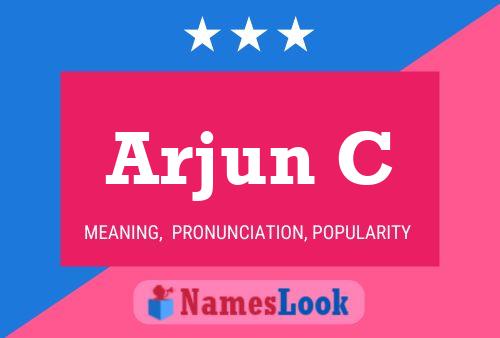 ملصق اسم Arjun C