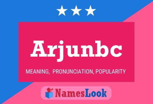 ملصق اسم Arjunbc