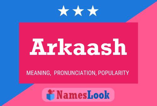 ملصق اسم Arkaash