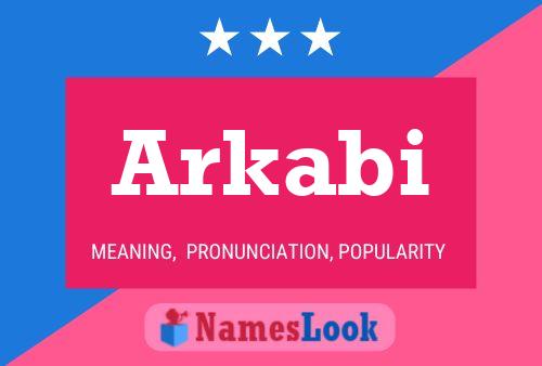 ملصق اسم Arkabi