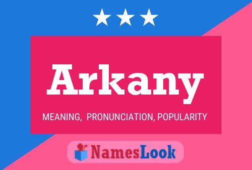 ملصق اسم Arkany