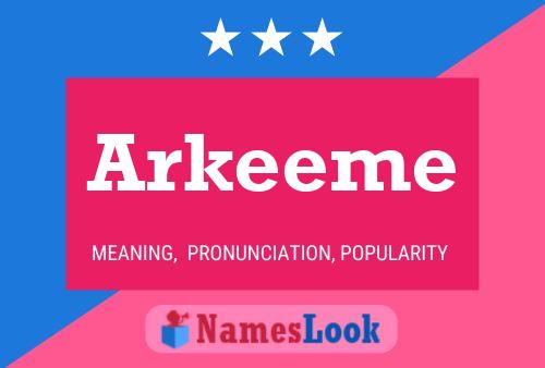 ملصق اسم Arkeeme