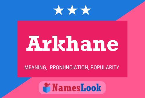 ملصق اسم Arkhane