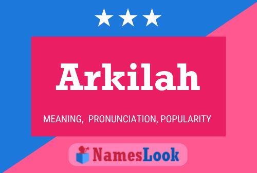 ملصق اسم Arkilah