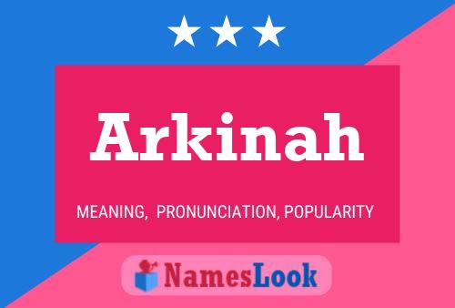 ملصق اسم Arkinah