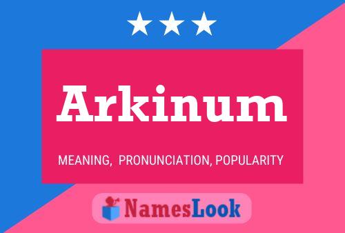 ملصق اسم Arkinum