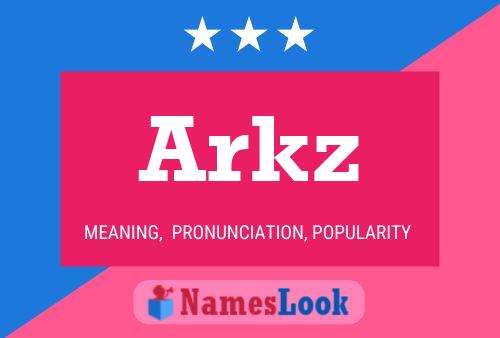 ملصق اسم Arkz