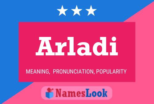 ملصق اسم Arladi