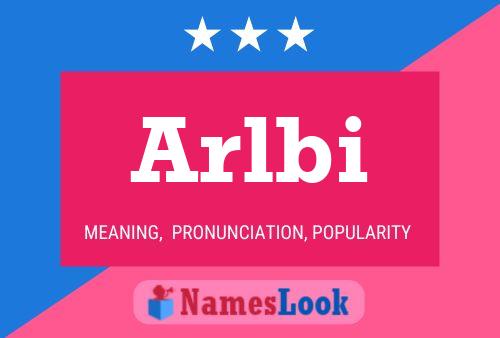 ملصق اسم Arlbi