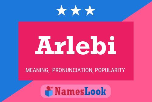 ملصق اسم Arlebi