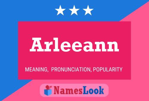 ملصق اسم Arleeann