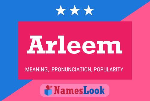 ملصق اسم Arleem