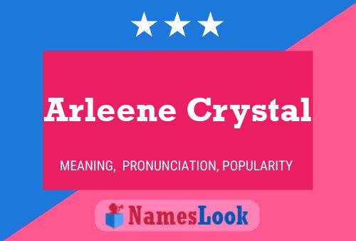 ملصق اسم Arleene Crystal