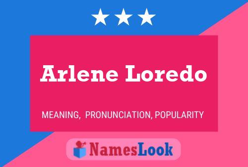 ملصق اسم Arlene Loredo