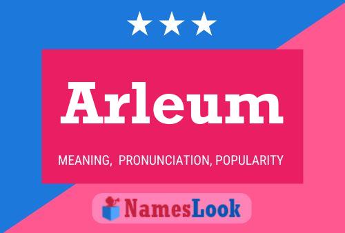 ملصق اسم Arleum