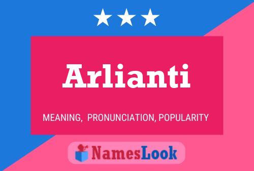 ملصق اسم Arlianti