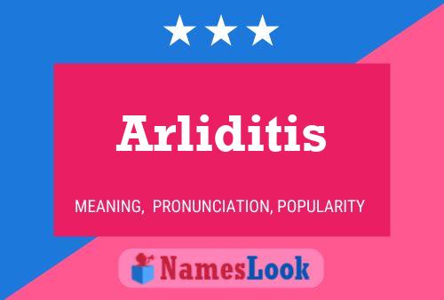 ملصق اسم Arliditis