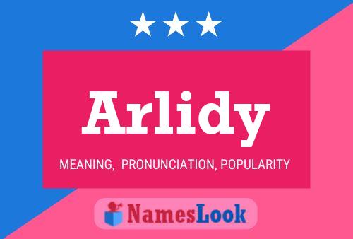 ملصق اسم Arlidy