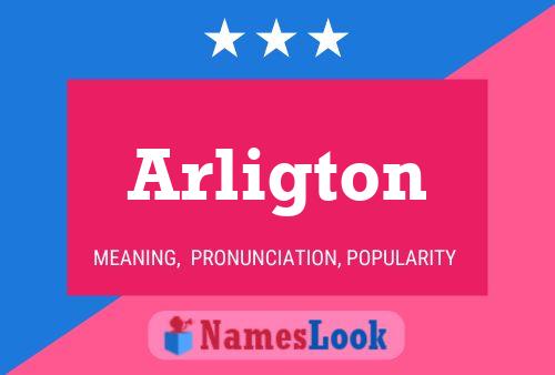 ملصق اسم Arligton