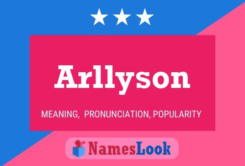 ملصق اسم Arllyson