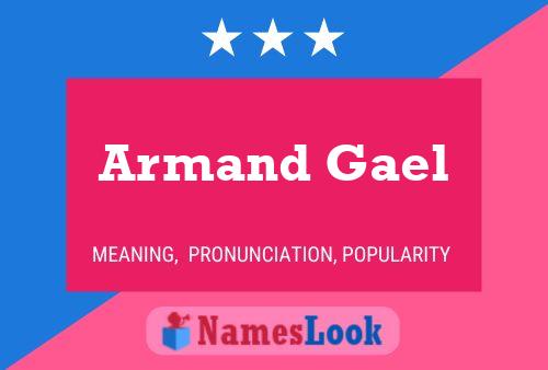 ملصق اسم Armand Gael