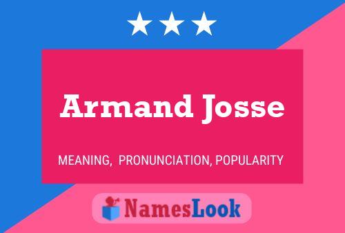 ملصق اسم Armand Josse