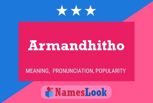 ملصق اسم Armandhitho