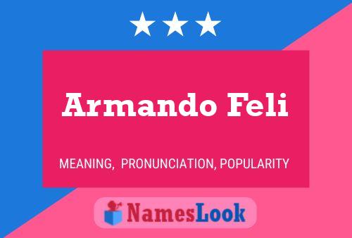 ملصق اسم Armando Feli