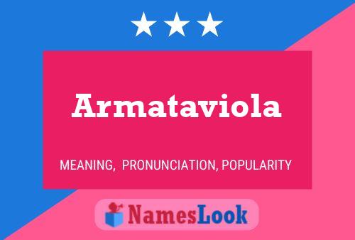 ملصق اسم Armataviola