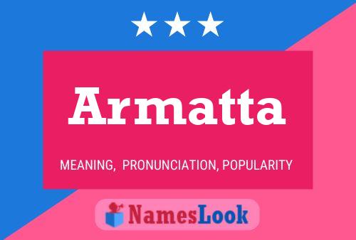 ملصق اسم Armatta