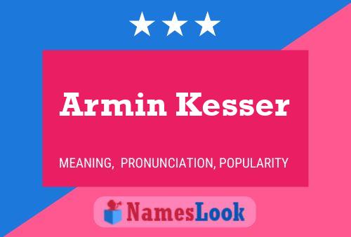 ملصق اسم Armin Kesser