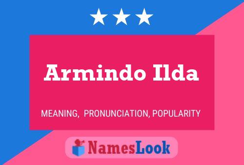 ملصق اسم Armindo Ilda