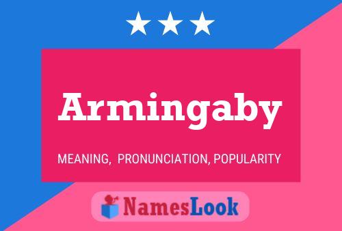 ملصق اسم Armingaby