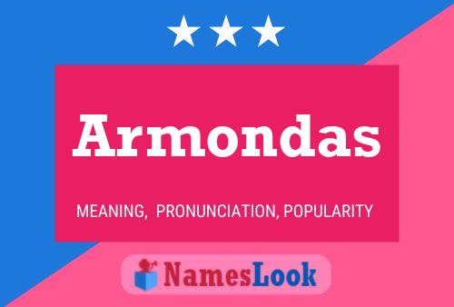 ملصق اسم Armondas