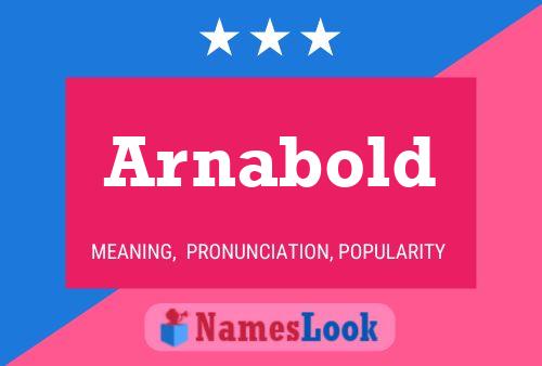 ملصق اسم Arnabold