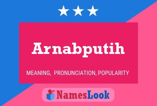 ملصق اسم Arnabputih