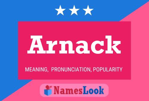 ملصق اسم Arnack