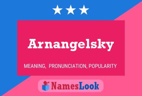 ملصق اسم Arnangelsky